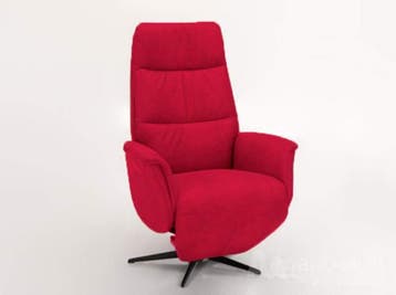 Relaxfauteuil Heino - relaxfauteuils - Roze, Huis en Inrichting, Stoelen, Nieuw, Leer