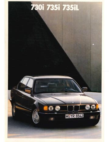 1988 BMW 7 SERIE BROCHURE NEDERLANDS, Nieuw, BMW, Author