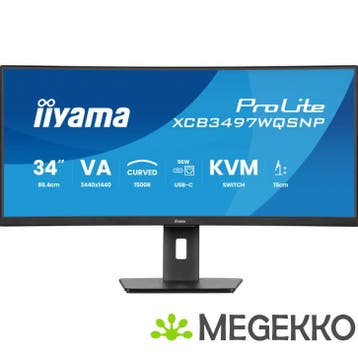 Iiyama Prolite XCB3497WQSNP-B1 34  Ultrawide Quad HD 120 Hz, Verzenden, Nieuw, Iiyama