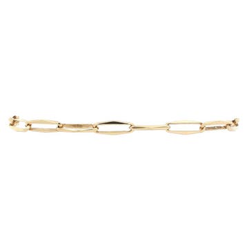 Gouden closed for ever armband 19.5 cm 14 karaat, Verzenden, Zo goed als nieuw, Goud
