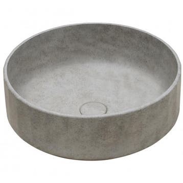 Waskom Ideavit Idea.Lixir 42x42x15 cm Rond Beton Grijs, Ophalen of Verzenden, Nieuw, Overige typen