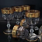 Artemisia - Drinkset (6) - Kristal, goud 24 karaat