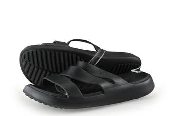 Crocs Sandalen in maat 43½ Zwart, Verzenden, Zwart, Sandalen of Muiltjes, Zo goed als nieuw
