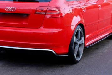 Achterzijde Spoiler Audi RS3 8P Glanzend Zwart, Auto-onderdelen, Ophalen of Verzenden, Nieuw