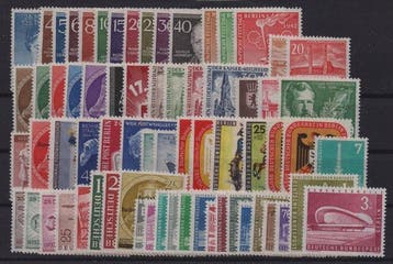 Berlijn 1952/1956 - Jaargangen volledig, op één zin na. -, Gestempeld