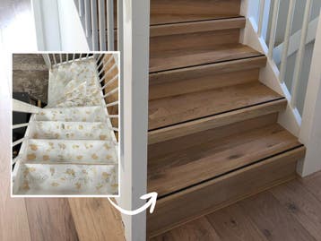 ACTIE! Houten traprenovaties - NU 675,-, Parket, Crème, Traprenovatie echt eikenhout, Nieuw