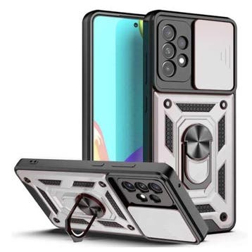 Samsung Galaxy A71 - Armor Hoesje met Kickstand en Camera, Verzenden, Nieuw