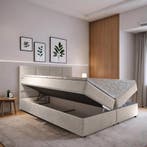Boxsprings met Opbergruimte + Elektrisch - Gratis bezorging!, Verstelbaar, Verzenden, Zwart, Tijdloos