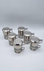 duralex - Koffie- en theeservies (6) - Staal, Glas