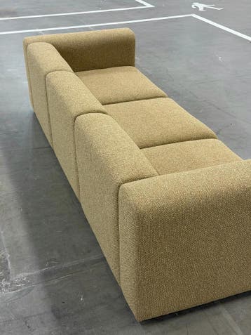 HAY Mags Bank | Caramel | NIEUWSTAAT + Garantie, 250 tot 300 cm, Stof, Driepersoons, 75 tot 100 cm