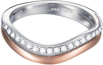 Esprit Ring - Zilver - Zilverkleurig - 18 mm, Verzenden, Nieuw