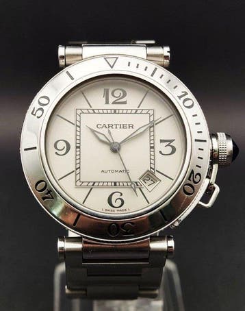 Cartier - Pasha Seatimer W31080M7 - Zonder minimumprijs -, Nieuw