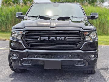 Cuda Style Ram Air Hood - RAM 1500 19-24, Ophalen of Verzenden, Nieuw