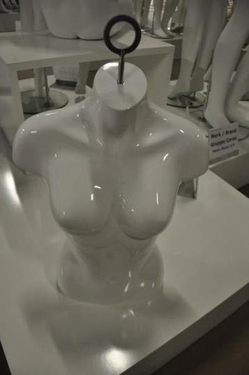 Italiaanse dames torsos in HIGH GLOSSY  wit