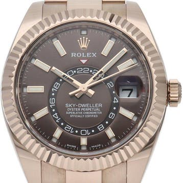 Rolex - Sky-Dweller Watch Chocolate - 326935 - Heren - 2020+, Nieuw
