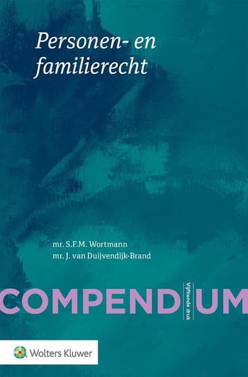 9789013173796 Compendium van het personen- en familierecht, Boeken, Verzenden, Zo goed als nieuw