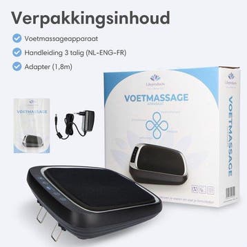 2dekans | Shiatsu Voetmassage Apparaat - 3 Snelheidsstanden, Ophalen of Verzenden