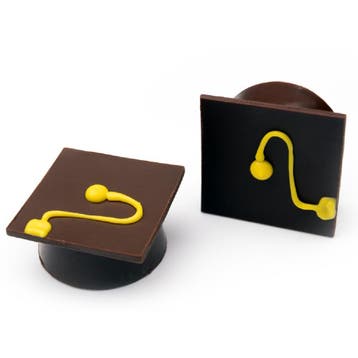 Dobla Chocoladedecoratie Afstudeerhoed 36st., Verzenden, Nieuw