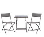 Opvouwbare Bistroset - Tafel met 2 Stoelen - Balkon / Terras, Verzenden, Nieuw