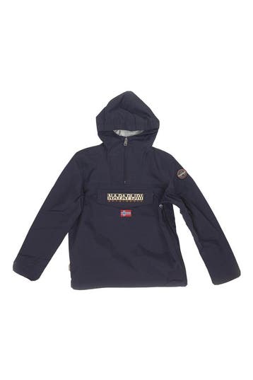 Napapijri Jas Jongens in maat 152 Blauw, Verzenden, Zo goed als nieuw, Napapijri, Jongen of Meisje