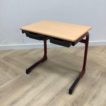 complete schoolset Ergoswing, 10 stuks tafels + stoelen, Huis en Inrichting, Stoelen, Ophalen of Verzenden, Gebruikt, Hout, Vijf, Zes of meer stoelen