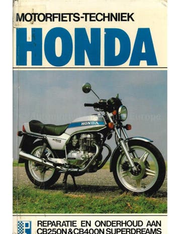 MOTORFIETS-TECHNIEK HONDA CB250N | CB400N REPARATIEHANDBOEK