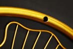 Elegante wanddecoratie set van 3 GINKGO 40cm goud in, Ophalen of Verzenden, Nieuw