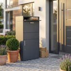 Brievenbus Pakketten Staal | 150cm | Laatste Stuks!, Tuin en Terras, Brievenbussen, Staal, Staande brievenbus, Nieuw, Ophalen of Verzenden