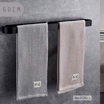 Nieuw Handdoekhouder Handdoekrek Zwart 60CM RVS, Ophalen of Verzenden, Nieuw, Zwart, Handdoekenrek