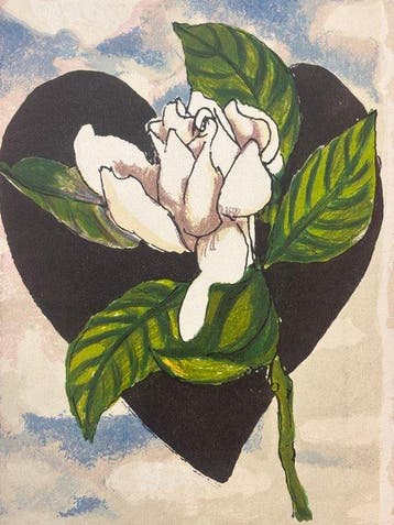 Renato Guttuso (1911-1987) - Gardenia, Antiek en Kunst