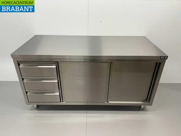 RVS Werkkast Kast Werktafel Premium-line 2 schuifdeuren en 3, Ophalen of Verzenden, Nieuw in verpakking