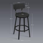 24goodz Barkruk met Rugleuning - Ergonomisch Ontwerp - Stevi, Huis en Inrichting, Barkrukken, Verzenden, Nieuw