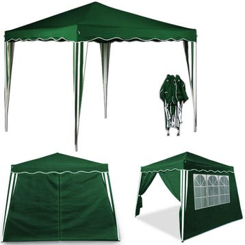 Vouwpaviljoen Capri Green 3x3m incl 2 zijwanden, Verzenden, Nieuw