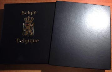 Accessoires België - Een leeg luxe DAVO album voor Blokken, Postzegels en Munten, Gestempeld