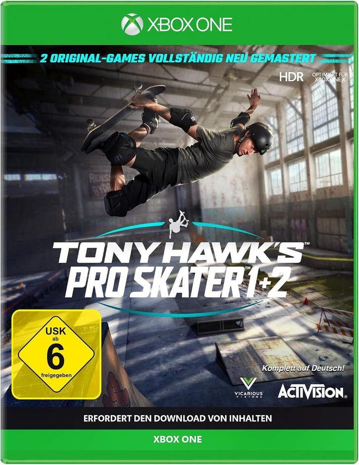 Tony Hawks Pro Skater 1+2 Xbox One | 52% Korting, Spelcomputers en Games, Games | Xbox One, 2 spelers, Vanaf 12 jaar, Sport, Zo goed als nieuw