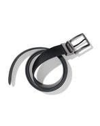 menclothing Omkeerbare mannenriem 3.5cm zwart, Kleding | Heren, Riemen en Ceinturen, Verzenden, Nieuw, Zwart