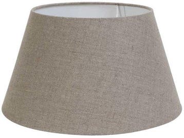 2dekans | Light & Living - Lampenkap DARK LINEN - 25x18x14cm, Huis en Inrichting, Lampen | Lampenkappen, Ophalen of Verzenden