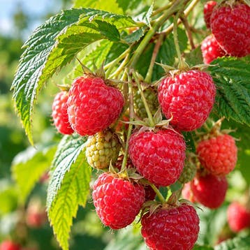 Framboos ‘Twotimer Sugana Red’ lichtroze, Wit, Tuin en Terras, Verzenden