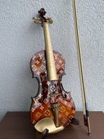 J.Reinhardt - Custom Louis Vuitton Violin - Luxury Brown &