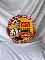 Emaille bord – Coca-Cola – vintage stijl – “Plenty of reason
