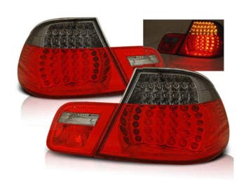 LED achterlicht units Red Smoke geschikt voor BMW E46 Cabrio, Verzenden, Nieuw, BMW