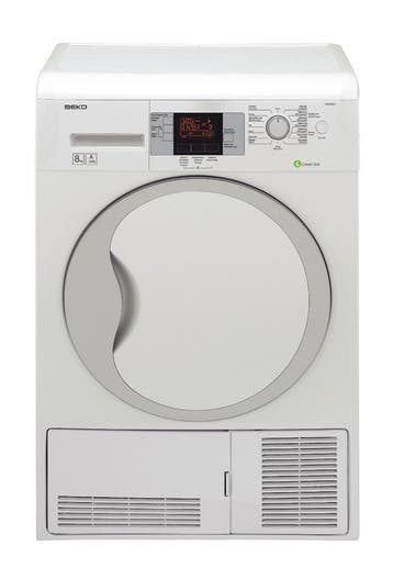 Beko DPU8340X - Warmtepompdroger - 8 kg - Energieklasse A+, Ophalen of Verzenden, Zo goed als nieuw, Voorlader, 85 tot 90 cm