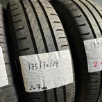 2 x Continental EcoContact 5 175-70-14 Zomerbanden 7mm, 14 inch, Gebruikt, 175 mm, Ophalen of Verzenden