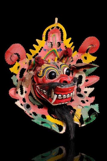 Barongmasker Deng Plateau Oost-Java - Indonesië