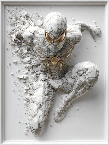 Artxlife - Lego SpiderMan Breaking the Frame [XXL], Nieuw