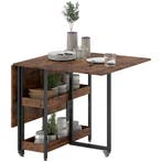 TRUUSK Opvouwbare Eettafel 2-4 Personen - Met 2 Open Planken, Verzenden, Nieuw