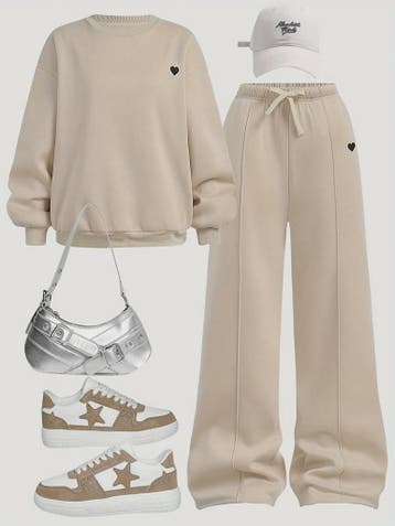 Set Meisjes Trui en Wijde Broek - Stijlvolle Herfst Outfit, Verzenden, Nieuw