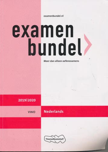 Examenbundel Nederlands VWO 2019/2020, Boeken, Schoolboeken, Verzenden, Nieuw