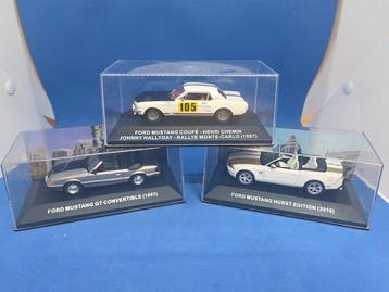 Altaya 1:43 - Modelauto (3) - Ford Mustang Coupé (1967) /, Nieuw