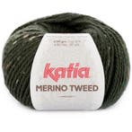 Katia Merino Tweed - 310 donkergroen - Merinogaren, Ophalen of Verzenden, Nieuw